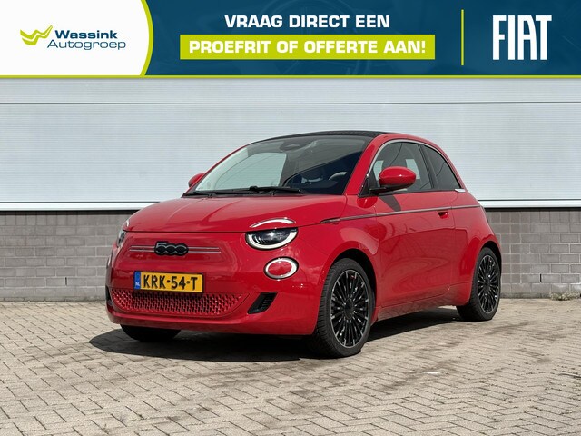 Fiat 500C - La Prima 42 kWh Cabrio JBL Soundsysteem | Parkeersensoren Vo