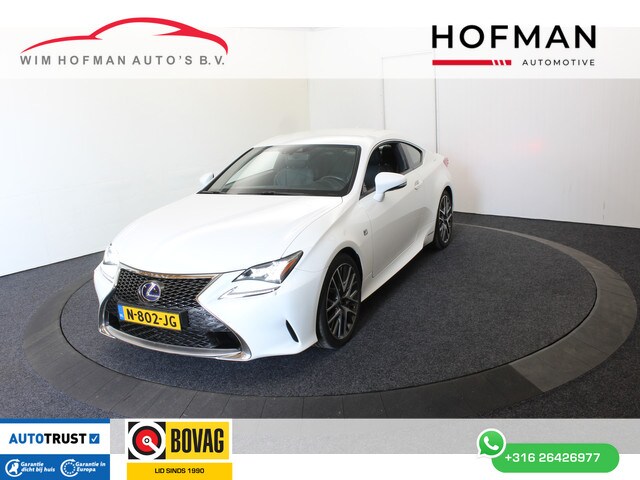 Lexus RC - 300h F SPORT 10 jaar Lexus garantie | Dodehoek | Keyless | S