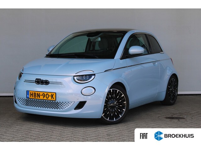 Fiat 500e - Icon 42 kWh | SOH 96% | Panoramadak | Camera | Stoelverwarmi