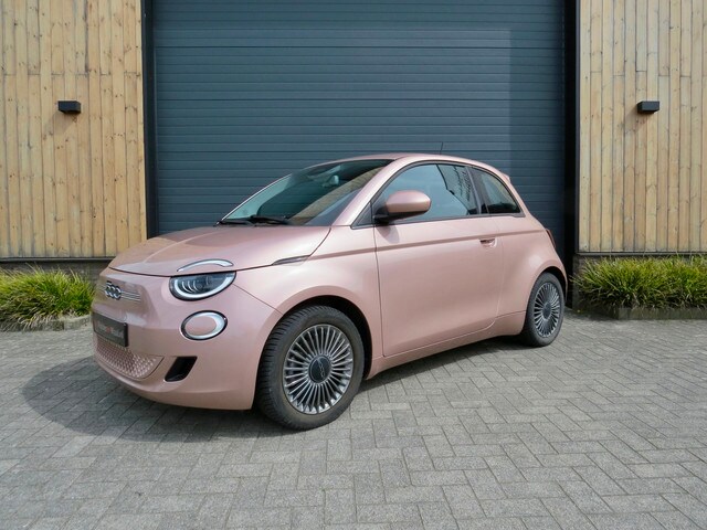Fiat 500e - Icon 42 kWh *Navi *Carplay *Rose *Unieke kleur