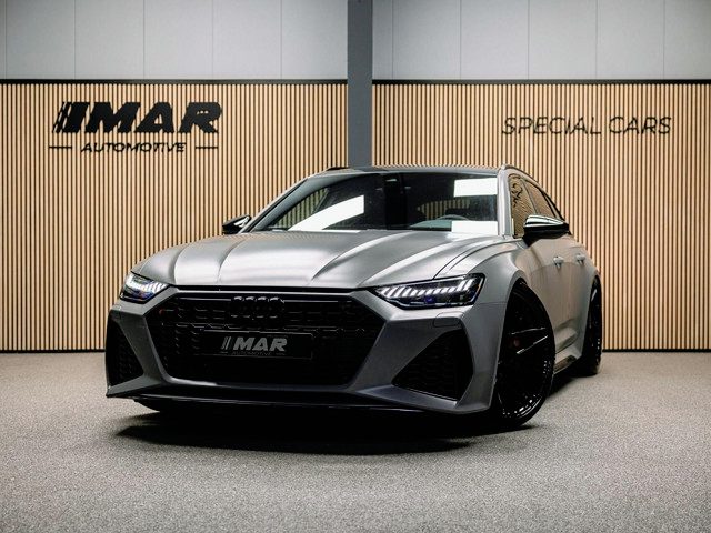 Audi RS6 Avant TFSI quattro | Beton grijs matte | 23 inch Vossen HF7