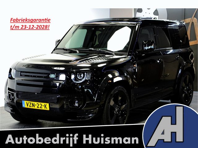 Land Rover Defender 5.0 P525 110 V8 GRIJS KENTEKEN!! PANORAMADAK + MERIDIAN SURR