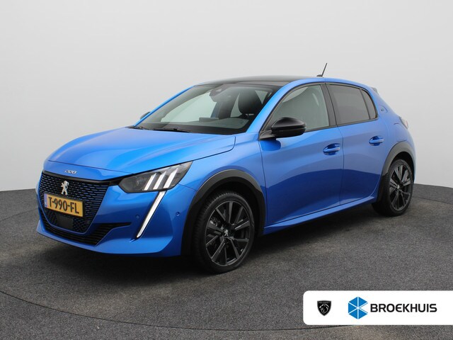 Peugeot e-208 - EV GT 350 50 kWh SOH 100% | Lage KM Stand | Panoramadak | Ad
