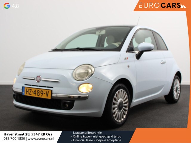 Fiat 500 - 1.2 Automaat Lounge Panorama dak Climate Control Parkeer sen