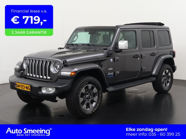 Jeep Wrangler - Unlimited 4xe 380 Overland Sky-One-touch power roof | Elektr