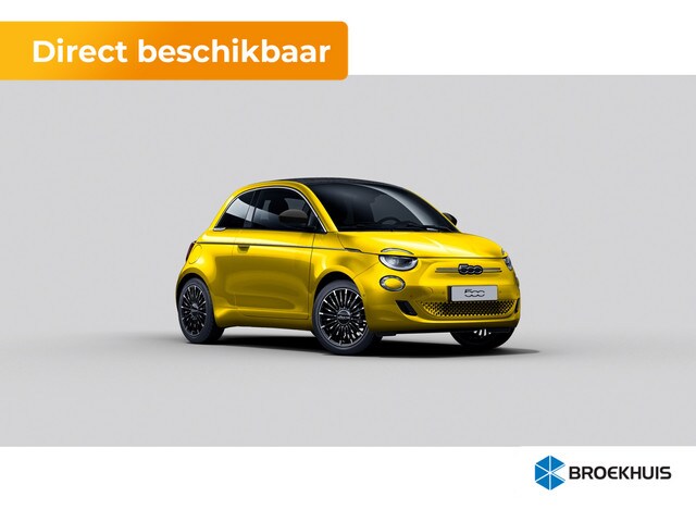 Fiat 500e - La Prima | 10, 25" touchscreen radio met Bluetooth, DAB & US
