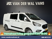 Ford Transit Custom - 2.0 TDCI 130pk L2H1 Dubbele Cabine Euro6 Airco | 6-Zits | Ca