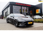 Tesla Model S - 100D, 418 PK, NL Auto, 21 inch, Autopilot, Vollederen bekled