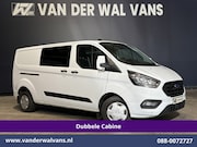 Ford Transit Custom - 2.0 TDCI 130pk L2H1 Dubbele Cabine Euro6 Airco | 6-Zits | Ca