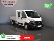 Opel Movano - 2.2 140 pk DC Dubbel Cabine Open Laadbak/ 7 Pers./ 2.5t Trek