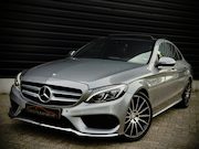 Mercedes-Benz C-klasse - 200 AMG PANO|BURMES|LUCHTVERING|LEER