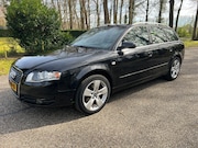 Audi A4 - 2.0 Advance 96KW Avant 2008 Zwart Leder PDC Trekh. APK 1-'27