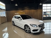 Mercedes-Benz C-klasse - Estate 180 Ambition Automaat Navigatie Rood leer Climate Pan