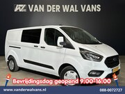 Ford Transit Custom - 2.0 TDCI 131pk L2H1 Dubbele Cabine Euro6 Airco | 5-Zits | Xe