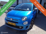 Fiat 500 - 1.2 Sport/Groot navi/ECC Airco/Lm velgen/Dig dash/Zwarte hem