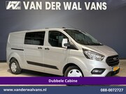 Ford Transit Custom - 2.0 TDCI 131pk L2H1 Dubbele Cabine Euro6 Airco | 5-Zits | Ca