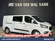 Ford Transit Custom - 2.0 TDCI 130pk L2H1 Dubbele Cabine Euro6 Airco | 6-Zits | Ca