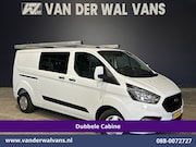 Ford Transit Custom - 2.0 TDCI 130pk L2H1 Dubbele Cabine Inrichting Euro6 Airco |