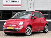 Fiat 500C - 1.2 Lounge Cabrio Airco PDC Half Leder