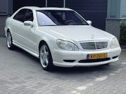 Mercedes-Benz S-klasse - 55 AMG Lang Pure White +360PK Aut CC Leder Apk!