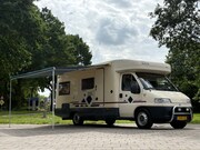 Fiat 230 - CAMPER|draaistoelen|4p|trekhaak|fietsendrager met|luifel|twe
