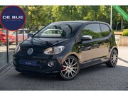 Volkswagen Up! - 1.0 high up! Black|Airco|Leder|Navi|Cruise|Stoelverwarming||