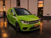 Volkswagen Caddy - 2.0 TDI viper green. led .verlaagd unieke caddy 19 inch. lee