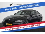 BMW 4-serie Gran Coupe - 418i High Executive M-Sport Schuifdak Sportstoelen Stoelverw