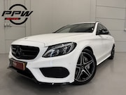 Mercedes-Benz C-klasse - Estate 250 AMG 9G-TRONIC LED/BURMESTER/ZWART LEER SPORT/SFEE