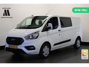 Ford Transit Custom - 2.0 TDCI 130PK L2 Dubbele Cabine EURO 6 - Airco - Navi - Cru