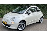 Fiat 500 - 1.2 Lounge l Panodak l Bruin Leder l Parelmoerwit l NAP l