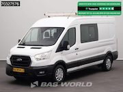 Ford Transit - 130pk Dubbel Cabine L3H2 Navi ACC Airco Parkeersensoren v+a 