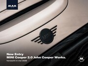 MINI John Cooper Works - 2.0 Cooper pano, HUD, H/K, DCC, keyless, ACC, LED, navi+, NP
