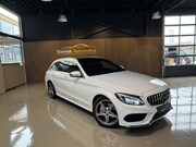 Mercedes-Benz C-klasse - Estate 180 Ambition Automaat Navigatie Rood leer Climate Pan