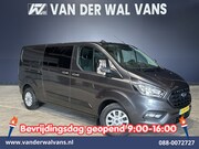 Ford Transit Custom - 2.0 TDCI 170pk L2H1 Dubbele Cabine Euro6 Airco | 5-Zits | Ca