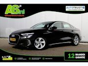 Audi A3 - Limousine 30 TFSI S edition Trekhaak Half Leder Rode Stiksel