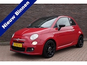 Fiat 500 - 0.9 TwinAir 500S Sport. airco, rood, zwarte velgen 16" Keuri