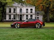 Ferrari 12Cilindri - 6.5 V12 | Airbrushed shields | Full carbon | Rosso Magma