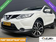 Nissan Qashqai - 1.2 Tekna + LEER*CRUISE*PANO*360*HAAK*NAV*STOELVERW*NAP!