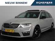 Skoda Octavia - Combi 2.0 TSI RS 221pk | Glazen schuif-kanteldak | Leer |