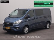 Ford Transit Custom - 130PK Dubbel Cabine 2x Schuifdeur L2H1 Trekhaak Navi Airco C