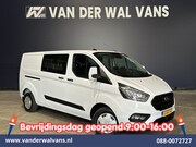 Ford Transit Custom - 2.0 TDCI 131pk L2H1 Dubbele Cabine Euro6 Airco | 5-Zits | Ca