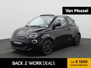 Fiat 500C - 42 kWh La Prima | SOH 94.9% | ACHTERUITRIJCAMERA | STOELVERW