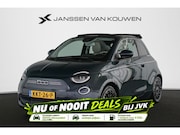 Fiat 500C - La Prima 24 kWh Cabrio Leder Stoelverwarming Camera JBL Keyl