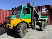 Mercedes-Benz Unimog - U1300L met autolaadkraan vrachtwagenkenteken