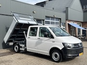 Volkswagen Transporter - 2.0 TDI L2H1 DC Kipper open laadbak Airco Bluetooth trekhaak