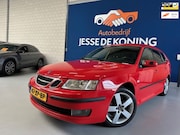 Saab 9-3 - 1.8 Linear / bj.2007 / kleur; rood / half leder / sportvelge
