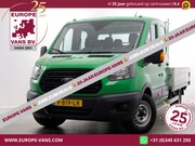 Ford Transit - 350 2.0 TDCI 130pk E6 RWD D.C. Open Laadbak Trekhaak 2800kg 