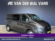Ford Transit Custom - 2.0 TDCI 170pk L2H1 Dubbele Cabine Euro6 Airco | 5-Zits | 2x