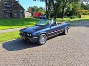 BMW 3-serie - i cabrio E30 (1989) royalblau beige leder 158000km